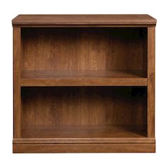 Oiled Oak Finish Bookcase with Versatile Storage and Modern Style
