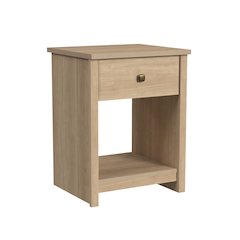 River Ranch Nightstand W/Drawer, Harvest Walnut Finish