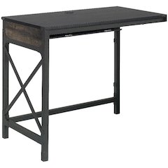 Foundry Road Desk Return, Carbon Oak finish