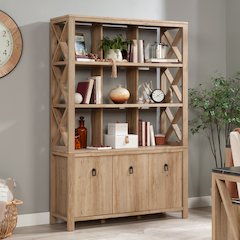 Newberry Lane Storage Organizer, Khaki Pine Finish