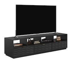 Morgan Main Credenza, Black finish