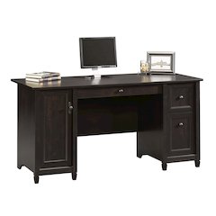Edge Water Computer Desk, Estate Black finish