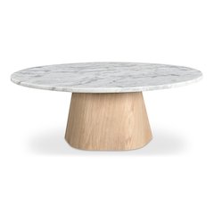 Evelyn Coffee Table Ashen Grey Matrix Marble