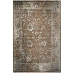 Ana 14 Distressed Vintage Area Rug – Brown