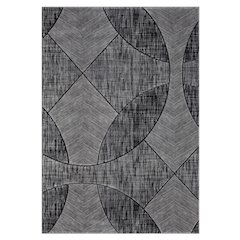 Alexia 09 Modern Geometric Area Rug – Gray & Charcoal