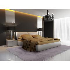 FAUX RABBIT FUR GREY  RB04 3'6" X 5'6"