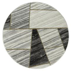 BROOKLYN  L.GREY BK01 7'10"  X 7'10" Round
