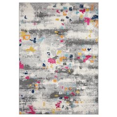 Atlas 17 Modern Distressed Gray Multi-Color Area Rug