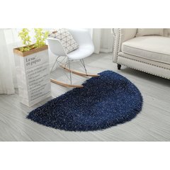 MANHATTTAN 03 NAVY BLUE  2'5 X 4'5 HALFMOON