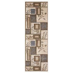 Alexia 11 Traditional Patchwork Area Rug – Blue, Brown & Beige