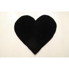HEART BLACK 2'4 X 2'4