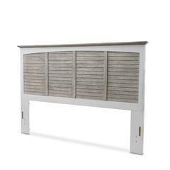 Islamorada - Headboard - King - Dapple Grey and Blanc Finish