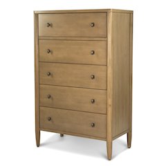 Chatham 5 Drawer Chest. Warm Maple Finish