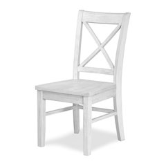 Surfside - X-Back Dining Chair - Set of 2 - Weathered White Finish