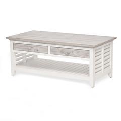 Islamorada - Coffee Table - Dapple Grey and Blanc Finish
