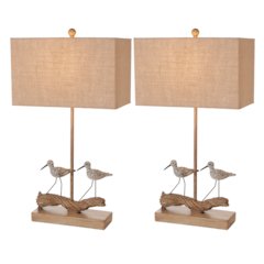 Piper 28" Coastal table Lamp, (Set of 2)