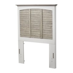 IslamoradaTwin Headboard, Gray White Color