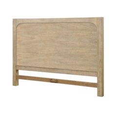 Heartford King Wood Headboard Stylish Weathered Tan Natural Finish