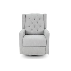 Swivel Glider Manual Recliner in Light Gray