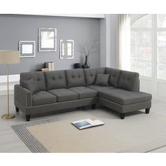 2-piece Sectional Set in Dark Coffee