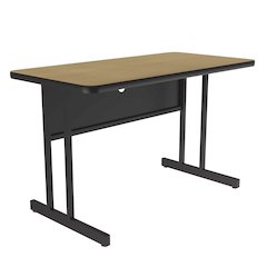 Desk Height  Deluxe HIgh-Pressure Top Computer/Student Desks  24x48"