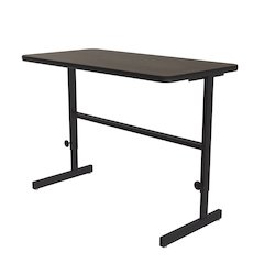 Commercial Laminate Top Adjustable Standing  Height Work Station 24x48"