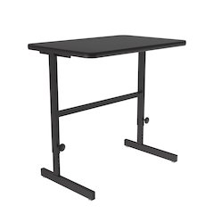 High-Pressure Laminate Top Adjustable Standing  Height Work Station 24x36