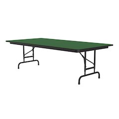 Adjustable Height High Pressure Top Folding Table 36x72"