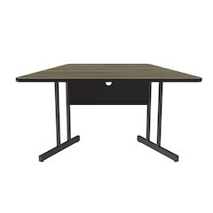 Desk Height Deluxe HIgh-Pressure Top Trapezoid Computer/Student Desks 30x60"
