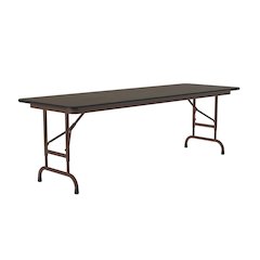 Adjustable Height Econoline Melamine Top Folding Table 24x72"