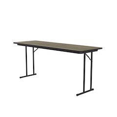 Deluxe High-Pressure Folding Seminar Table with Off-Set Leg 24x60"