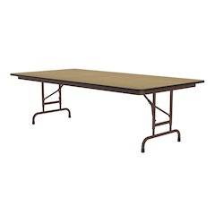 Adjustable Height High Pressure Top Folding Table 36x72"
