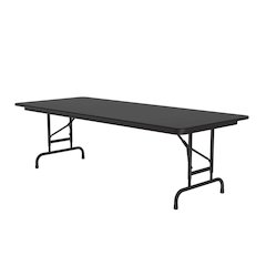 Adjustable Height Thermal Fused Laminate Top Folding Table 30x60"