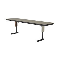 Deluxe High-Pressure Folding Seminar Table with Panel Leg 24x96"