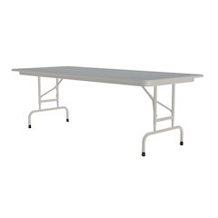 Adjustable Height Thermal Fused Laminate Top Folding Table 30x60"