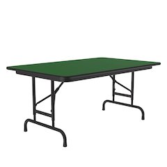 Adjustable Height High Pressure Top Folding Table 30x48"