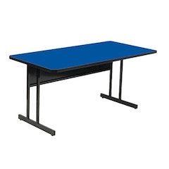 Desk Height  Deluxe HIgh-Pressure Top Computer/Student Desks  24x72"