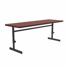Adjustable Height Deluxe High-Pressure Top Computer/Student Desks  24x72"
