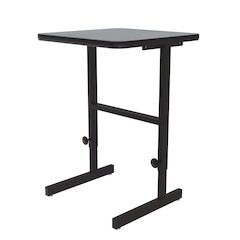 High-Pressure Laminate Top Adjustable Standing  Height Work Station 20x24