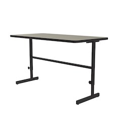 High-Pressure Laminate Top Adjustable Standing  Height Work Station 30x60