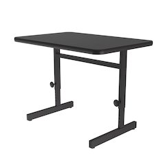 Adjustable Height Commercial Laminate Top Computer/Student Desks 24x36"