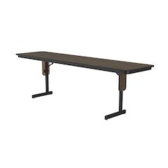 Deluxe High-Pressure Folding Seminar Table with Panel Leg 24x96"