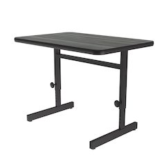Adjustable Height Deluxe High-Pressure Top Computer/Student Desks  24x48"
