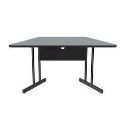 Desk Height Deluxe HIgh-Pressure Top Trapezoid Computer/Student Desks 30x60"