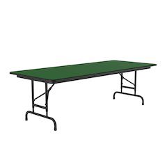 Adjustable Height High Pressure Top Folding Table 30x60"