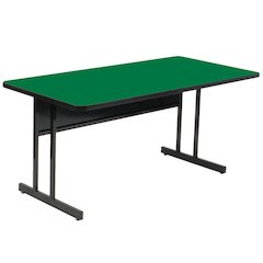 Keyboard Height Deluxe High-Pressure Top Computer/Student Desks  24x60"