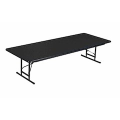 Adjustable Height High Pressure Top Folding Table 24x72"