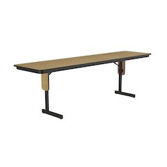 Deluxe High-Pressure Folding Seminar Table with Panel Leg 24x96"
