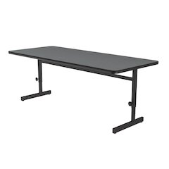 Adjustable Height Deluxe High-Pressure Top Computer/Student Desks  30x72"