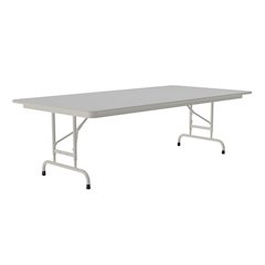 Adjustable Height Econoline Melamine Top Folding Table 36x72"
